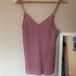 a new day Mauve Pleated Cami Top